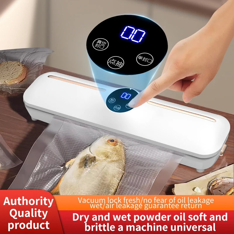 Electric High Vacuum Heat Sealer Genuine Small Kitchen Appliance for Food Household Plastic for Home Use