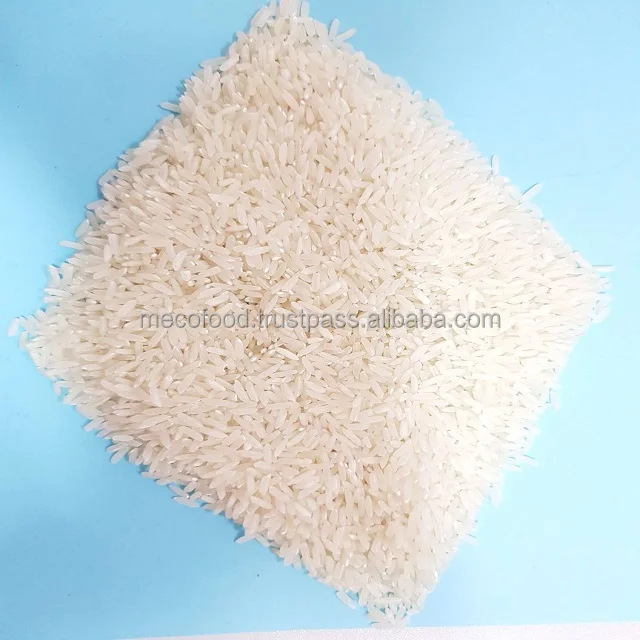 MECOFOOD Vietnam export cheap price rice OM 5451 long grain fragrant white rice packaging in PP 25Kg Bags