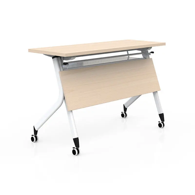 Multi-function flip top conference meeting room training table with drawer mobile student study  Furniture office computer desk