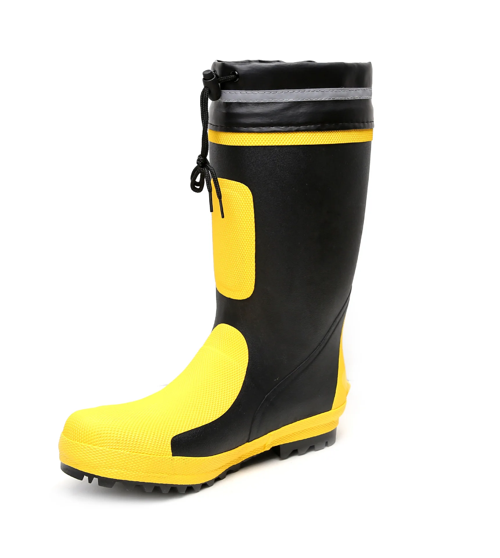 Best Selling Manufacturers rubber work boots Non-slip Soft Fabric Mesh Wholesale waterproof  Rubber rain Boots