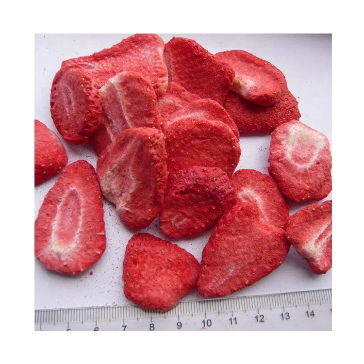 Wholesale Market Price Chinese Healthy Dry Fruit Snacks In Bulk Freeze Dry Strawberry Slices
