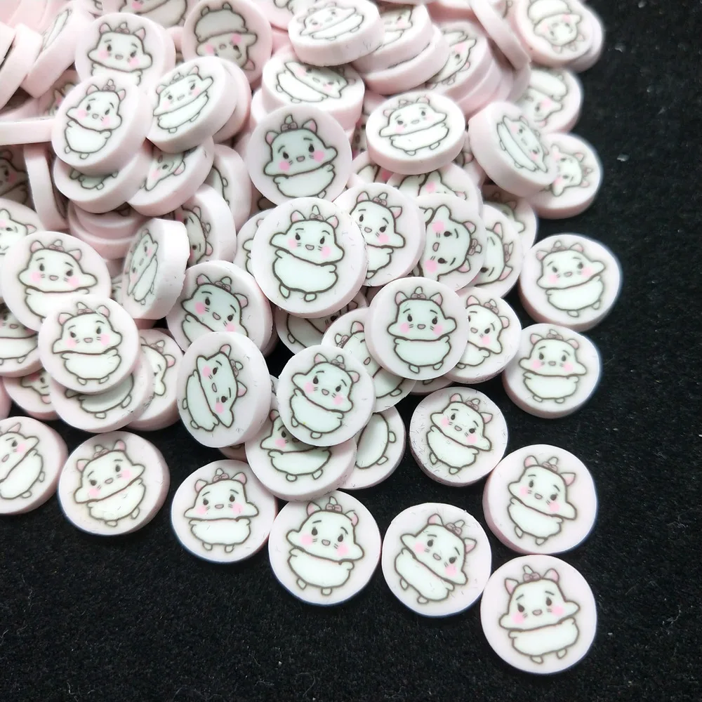 Supply 10g/bag Wholesale Price Cartoon Polymer Clay Shape Clay Slices Sprinkle Slime Craft Resin Crafts For DIY Crafts