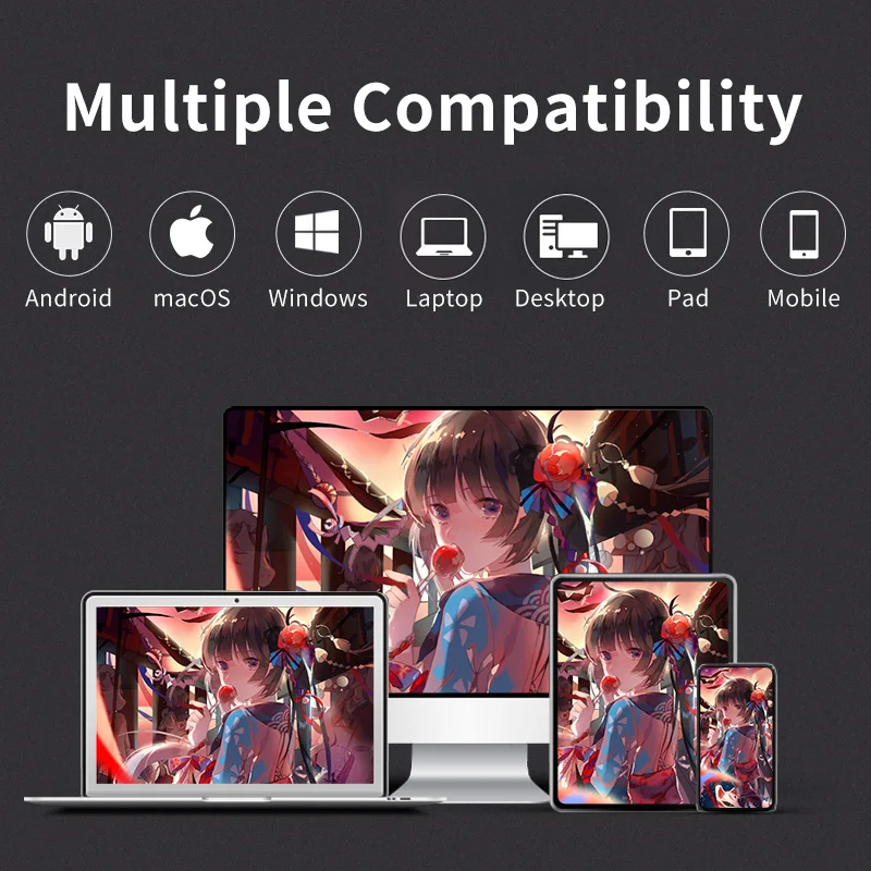 professional design  electronic battery free digital pen handwriting drawing graphic tablet