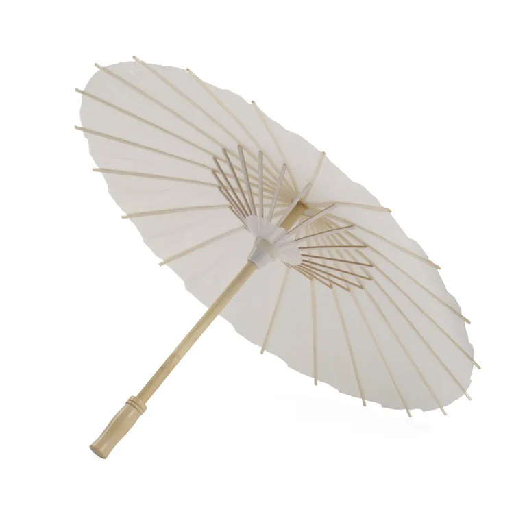 Factory Direct Wholesale Low Price Chinese Design Romantic DIY Blank Oil Paper Umbrella for Wedding