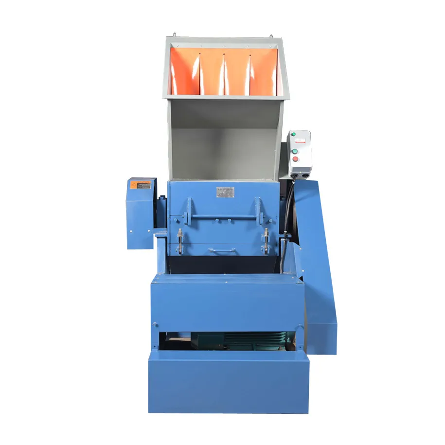 Electronic plastic pp container crusher machine powerful shredder with shredder blades