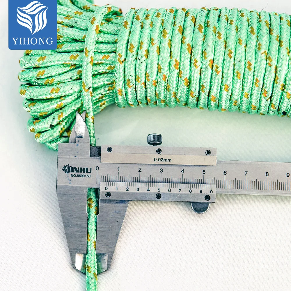 Clothesline Outdoor Clothes Drying 20mm 5mm 3mm 12mm 10mm 4mm Windproof Tent Canopy Braid Custom Packaging Leash Nylon Rope