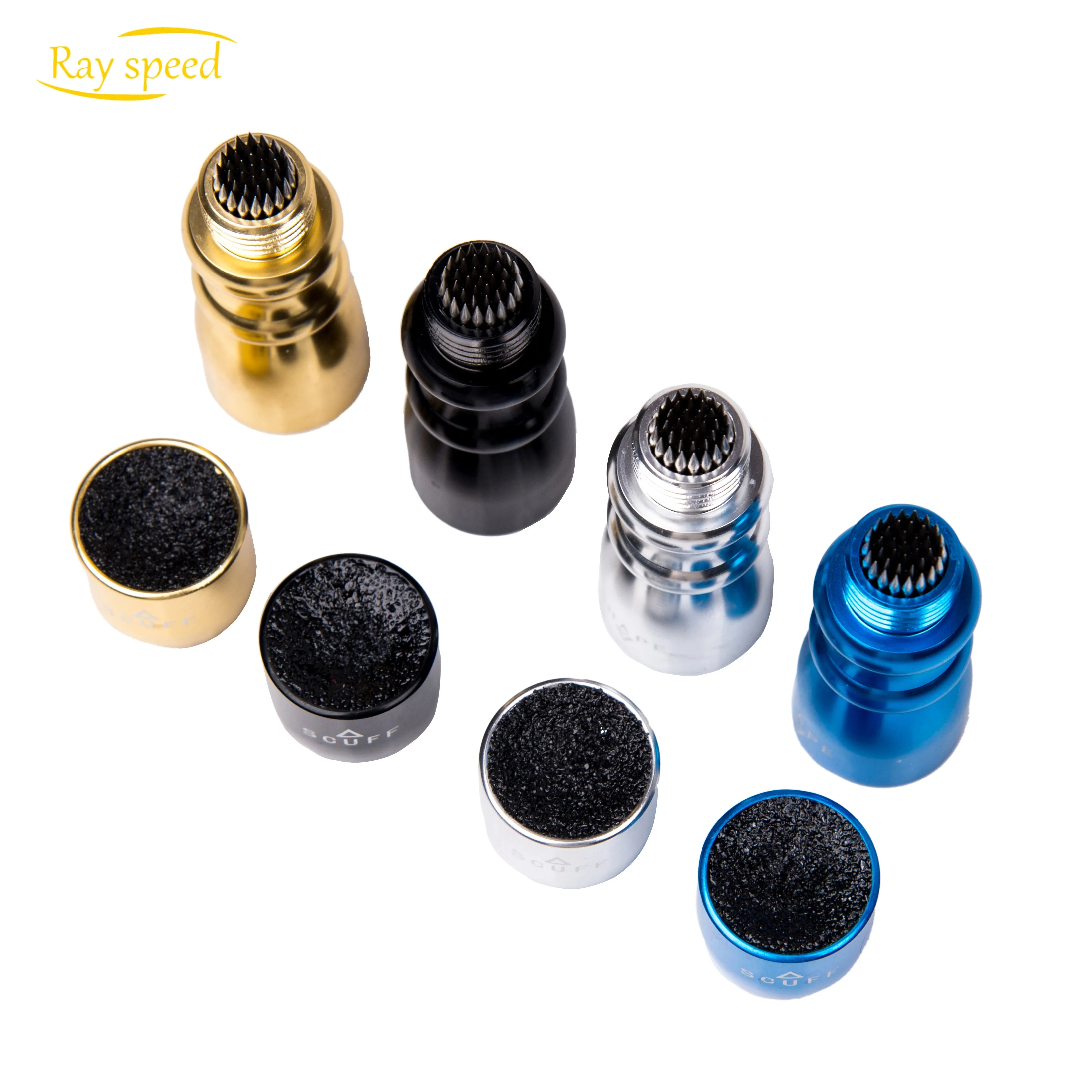 Rayspeed  3-in-1 Snooker Pool Cue Tips Cue Tip Stick Shaper Billiard Pool Cue Accessories Tool Scuffer/Aerator Read