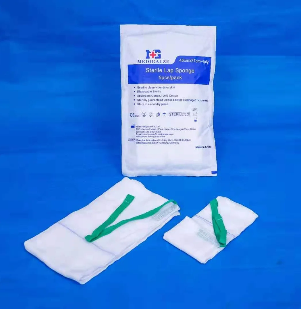 
sterile lap sponge gauze pack dressing laparotomy in medical 