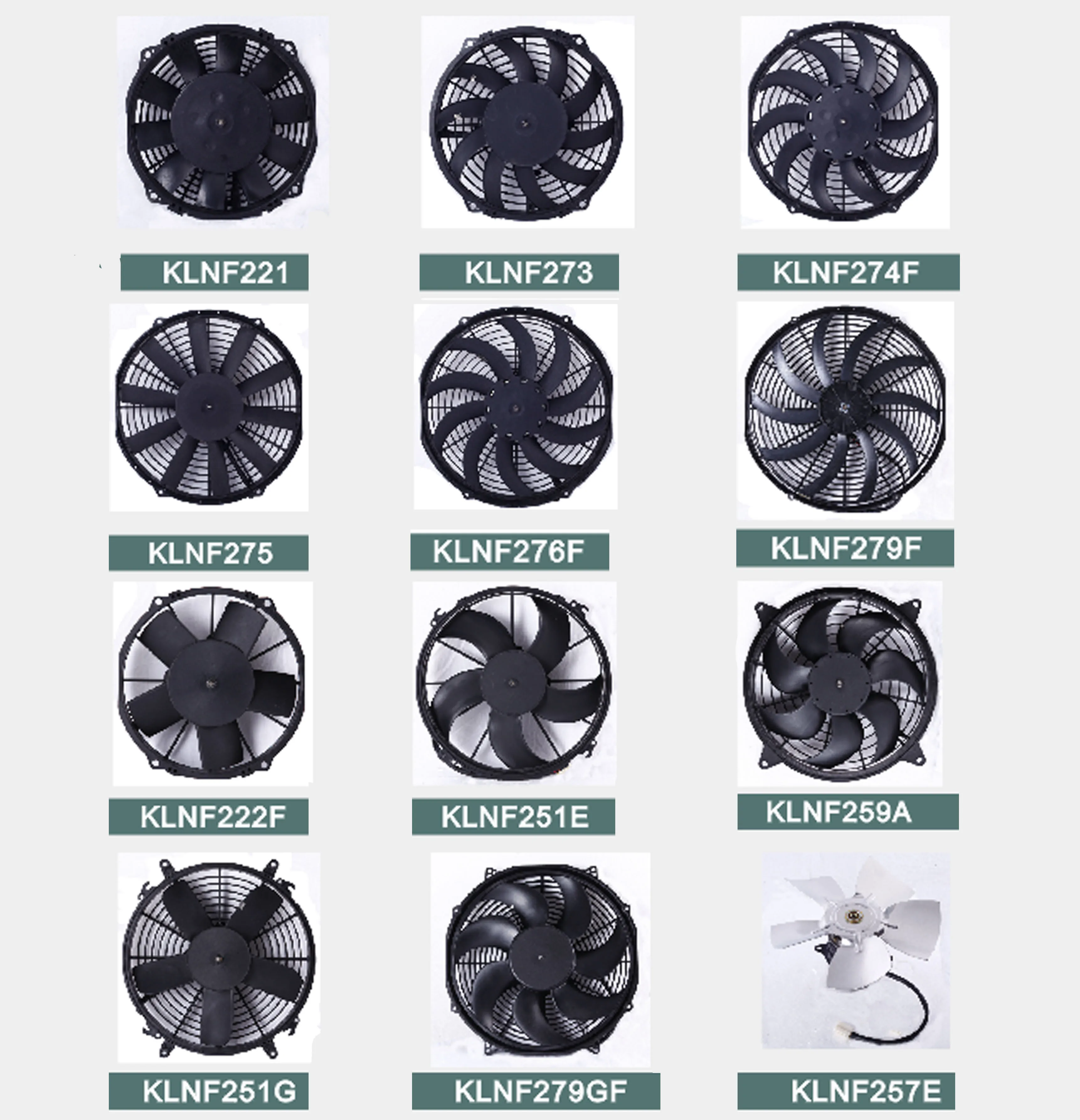 spal electric cooling fans and blower refrigerator fan motor 9inch 10inch 12inch 14inch 16inch fan VA01 from China factory KEAO