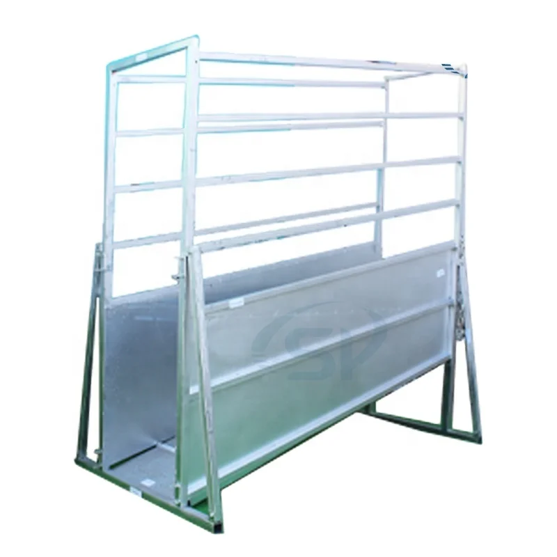 Durable Quality Heavy Duty Height Adjustable Cattle Loading Ramp 3.6m Assemble with Cattle Panels and Gate for Cattle Yard