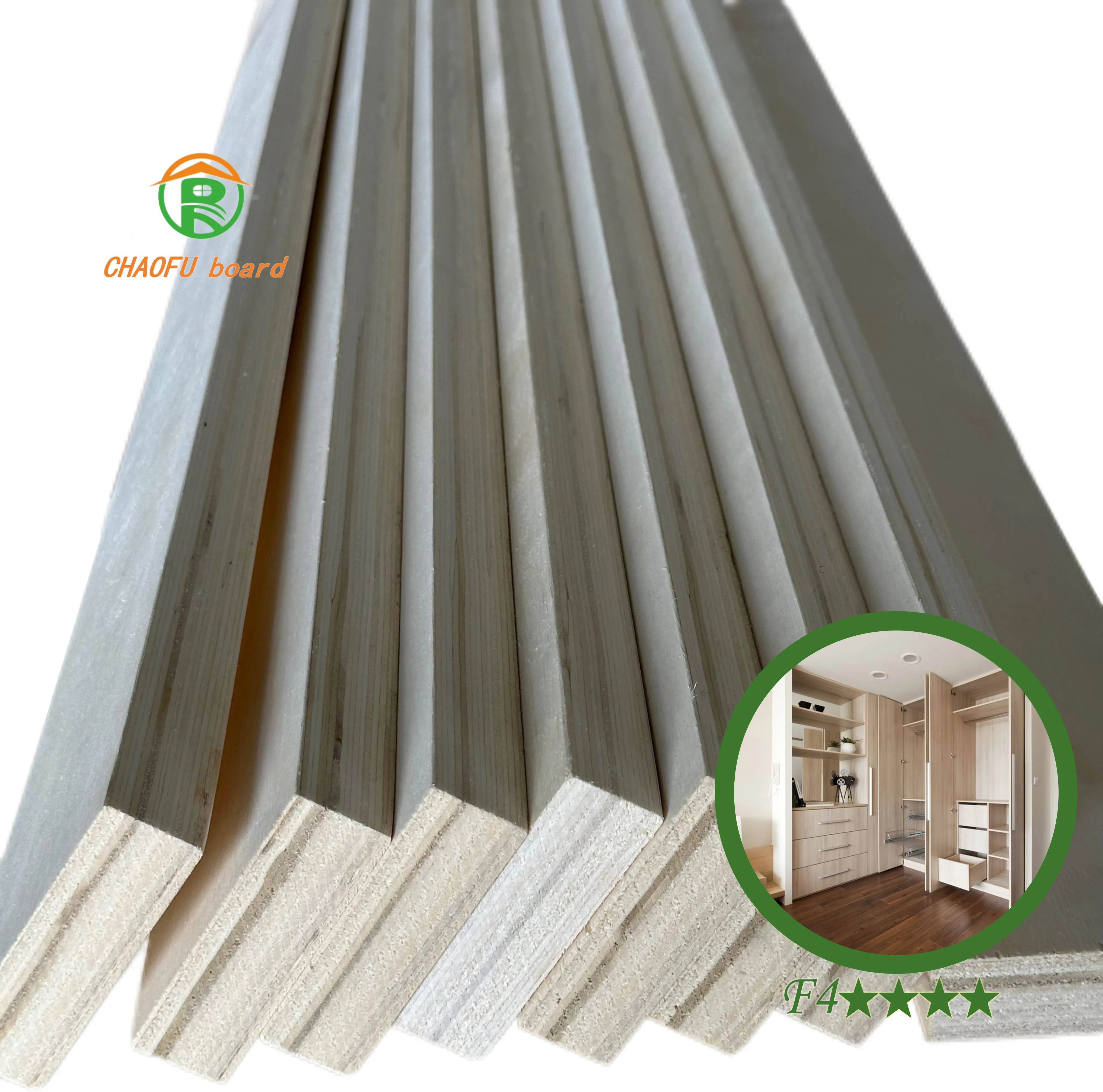 customizable environmentalprotection E0 grade poplar veneer laminated wood building home commercial use