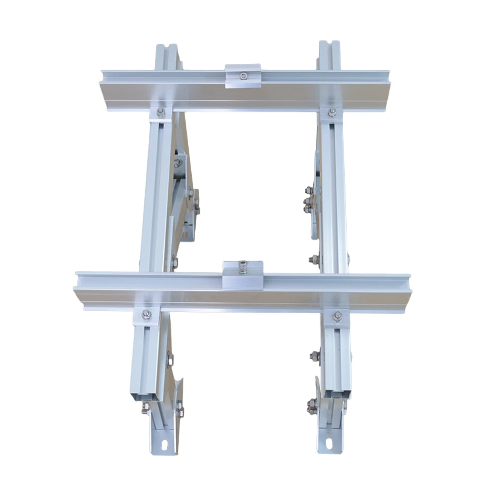 Flat Roof Solar Mounting Structure Carport Roof Flat Mini Brackets Supports Solar Panel Frames And Mounting Systems