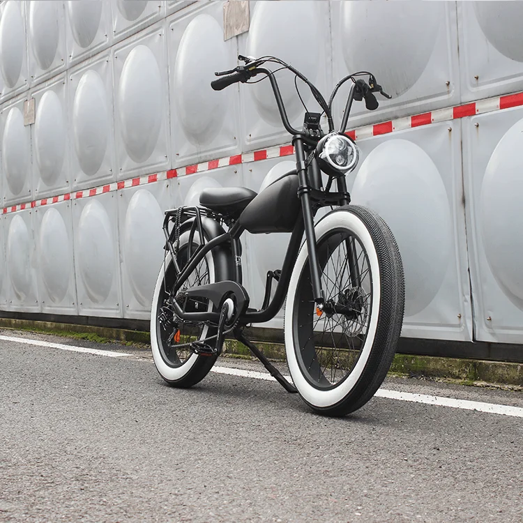 Europe Classic Vintage E Bicycle Retro Electric Bike Chopper Beach Cruiser Ebike Long Range Electric Cruiser Bike