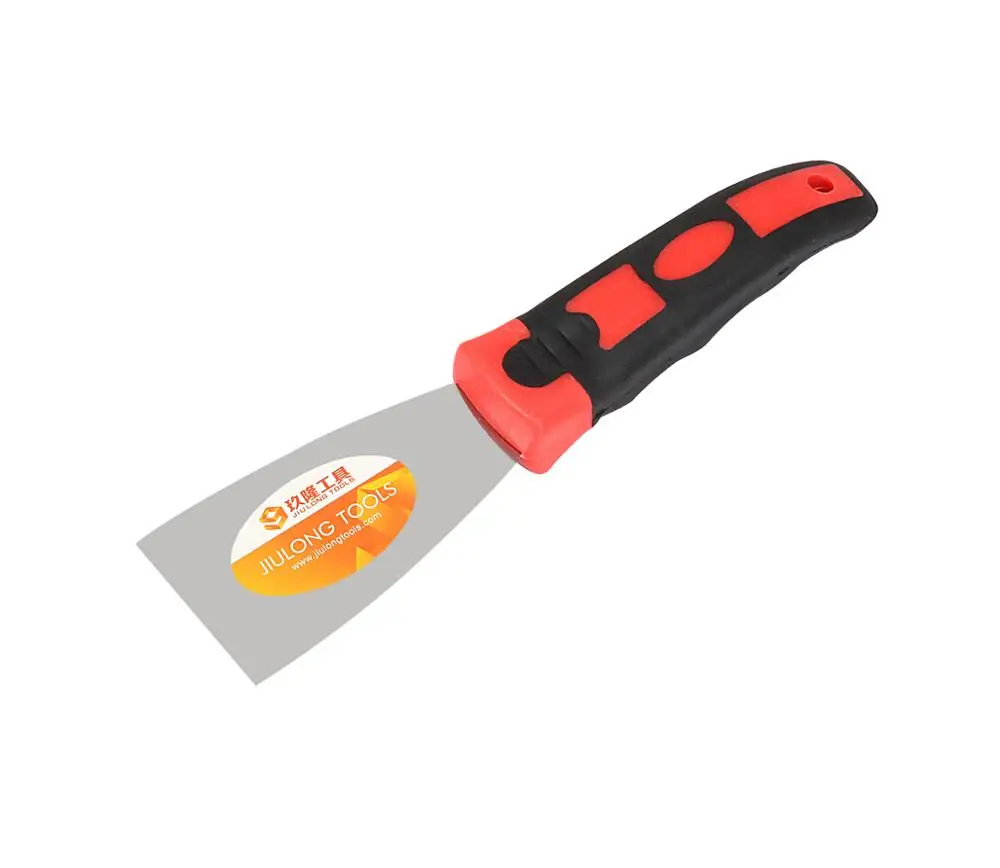 long plastic handle carbon steel material plate putty knife