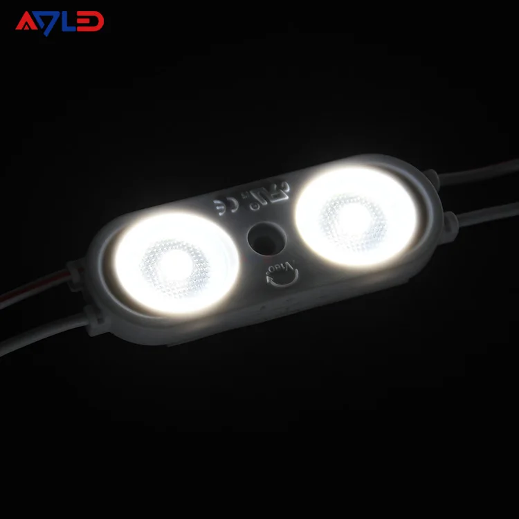 LED 2835 injection mold led module. High brightness, waterproof. For luminous characters and light boxes. 12V lens patch