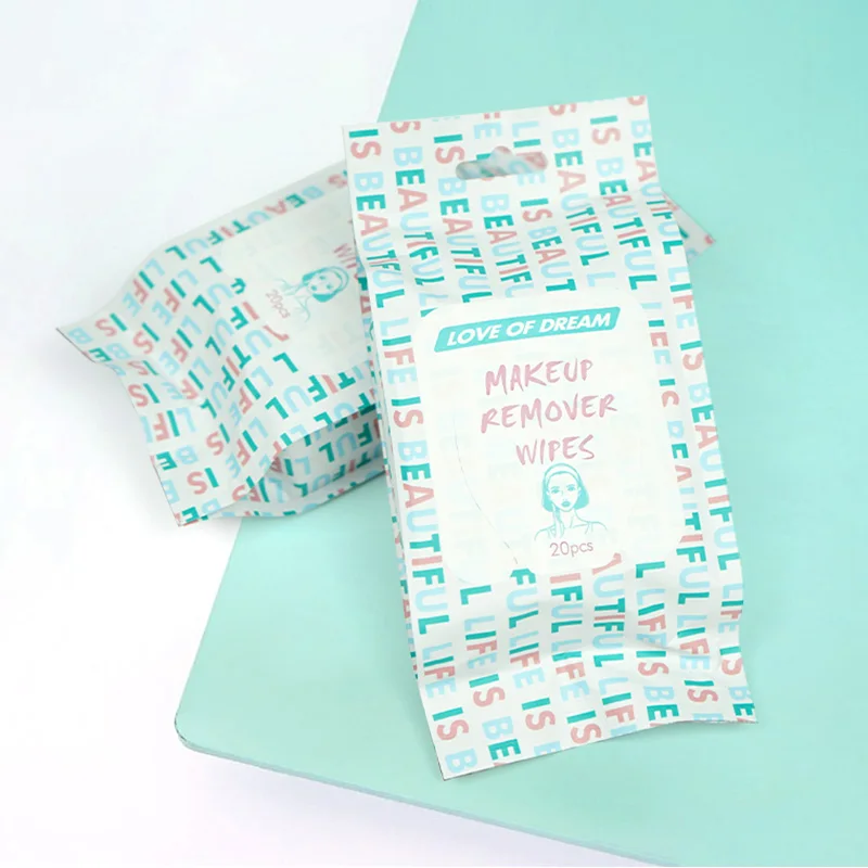 Top Quality Wholesale Private Label Feminine Facial Cleaning Facial Makeup Remover Wipes Wet Tissue