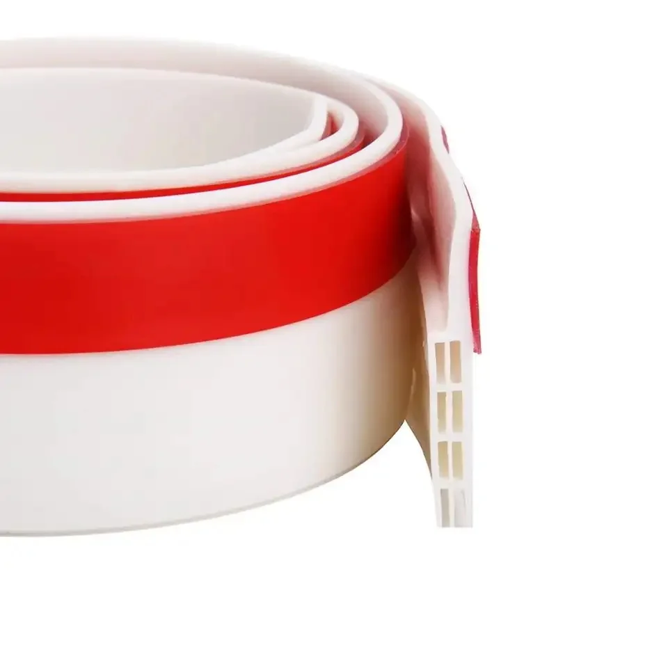 Self Adhesive Silicone Rubber Seal Strip Weather Strip Sound Insulation Under Door Sweep Seal