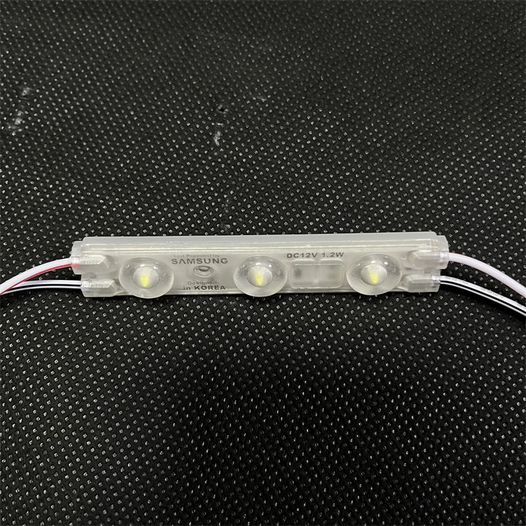 Ультразвуковые светодиодные модули заднего освещения 3 шт. smd2835 1 5 Вт водонепроницаемый светодиодный рекламный модуль