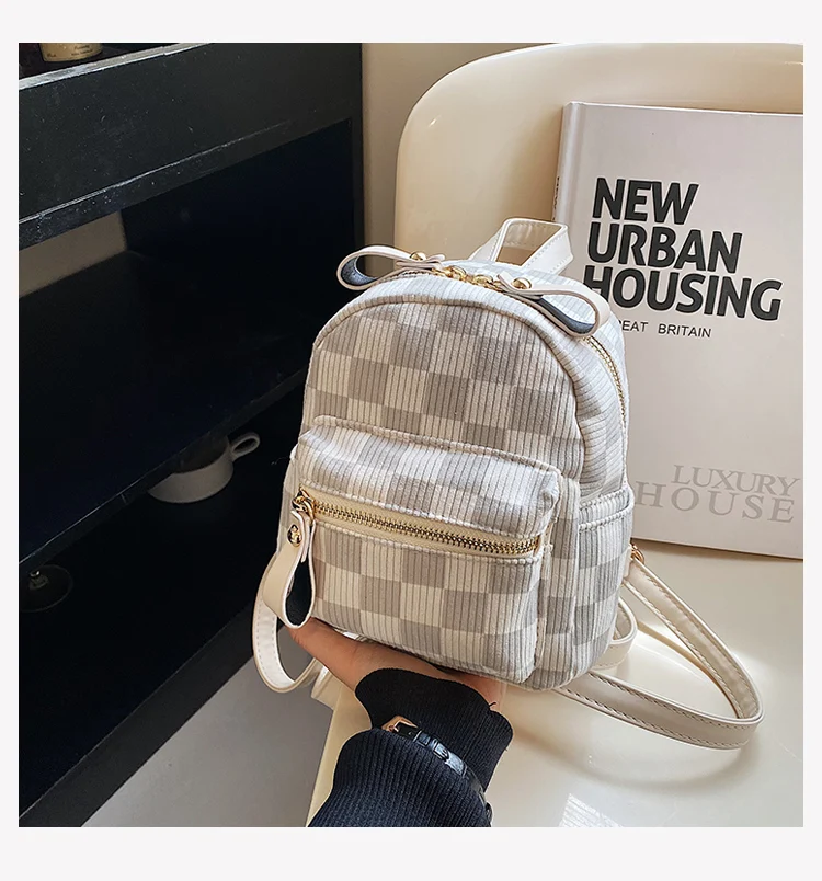 2024 new large-capacity package popular models of fashion and leisure travel women Pu simple practical backpack