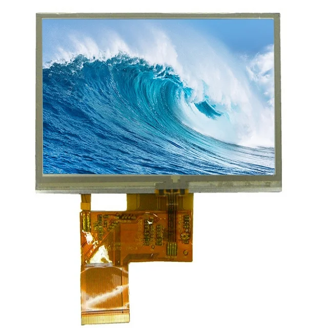 High Brightness IPS Version 4.3 inch tft display module screen 800x480 with Touch panel 4.3 inch raspberry pi touch screen