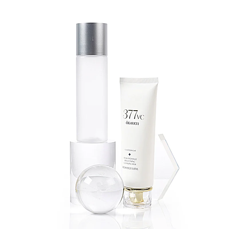 Manufacturer direct supply 125 ml plastic bottle for cosmetic packaging matte process for bottle and lid