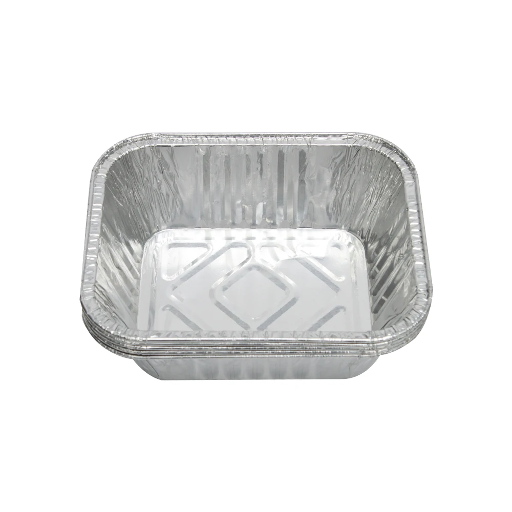 Recyclable Easy Takeaway Disposable 8011 Raw Material for Aluminium Foil Food Container