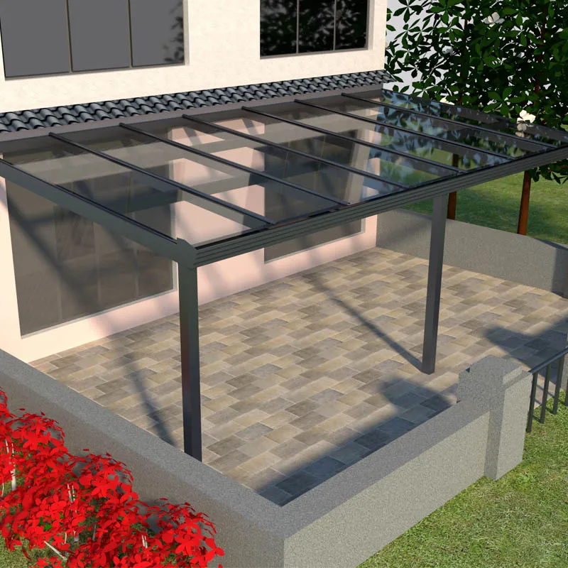 Наружный водонепроницаемый чехол для внутреннего дворика, навес для бассейна из поликарбоната, вертикальный балкон, алюминиевый навес от дождя, изогнутый навес для автомобиля