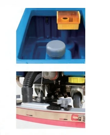 electric big floor cleaning equipment compact automatic walk behind floor scrubber drier washing machine