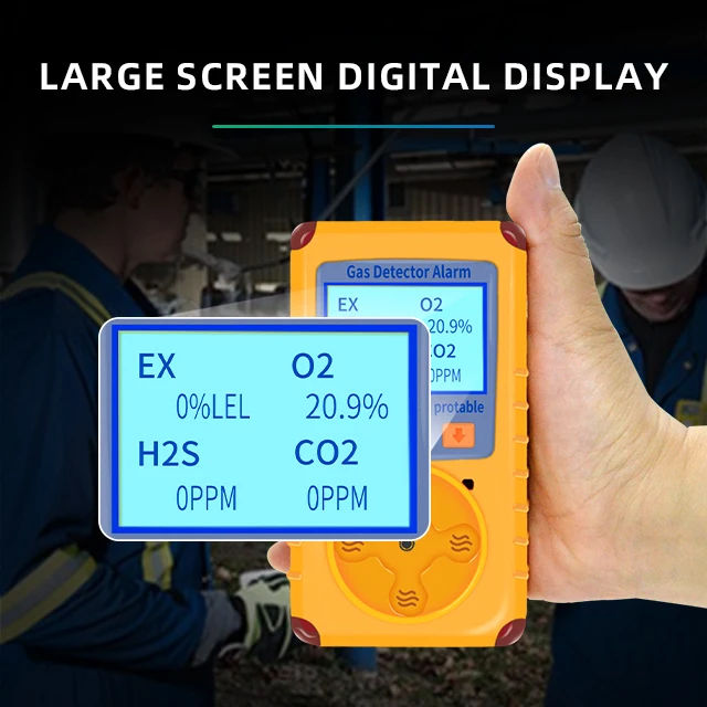Portable 4 in 1 gas detector natural diffusion model kp826