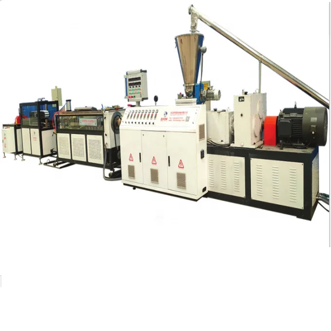 SJ70/32 45mm~150mm HDPE Prestressed Pipe single wall Corrugated Tube Production Line