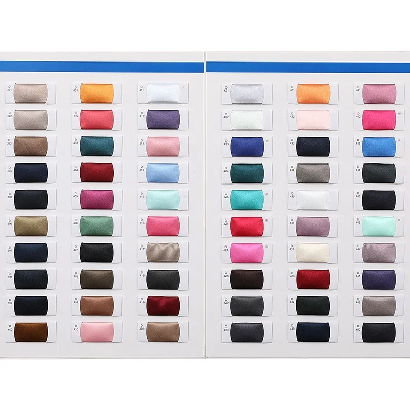 Eco-friendly Polyester Recycled Silk Sateen Glitter Charmeuse Satin Fabrics