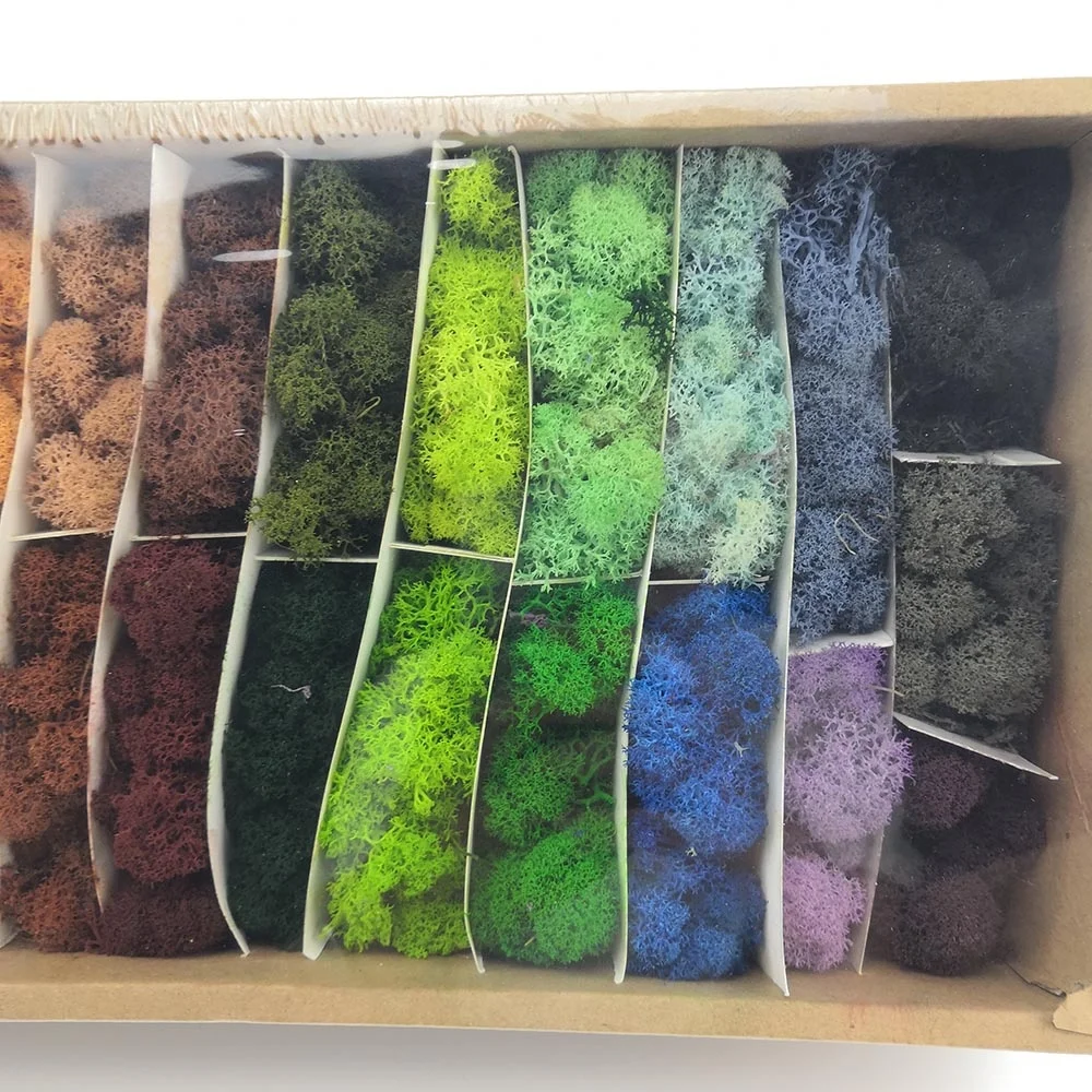 Office Decoration Wholesale Stabilized Moss Green Wall Moss Preserved Natural Moss Wall