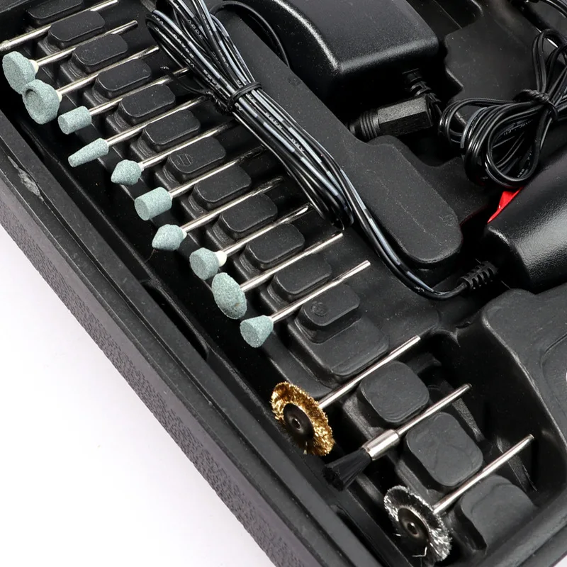 60pc Mini DC12V Electric Grinding Pen for Drilling, Cutting, Carving, Speed Control Electric Grinding Tool