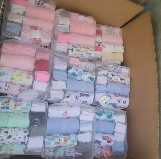 10pcs beautiful spring newborn cotton clothing sets gift