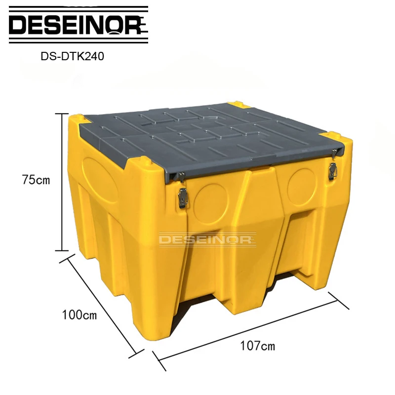 China 500 L  Portable Diesel Storage & Dispensing Tank with doble Pump