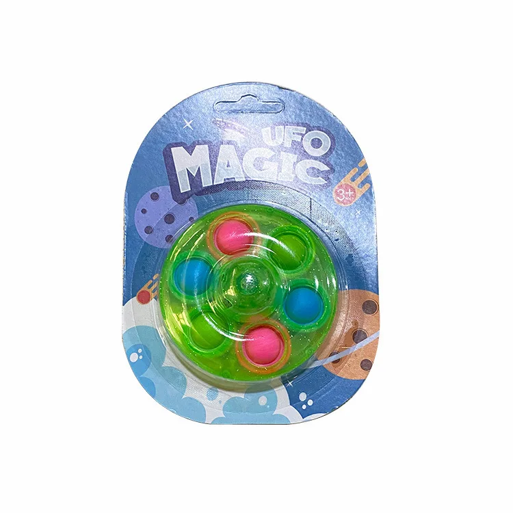 Juguetes Para Hombres New Deign Amazon Hot Selling Colorful UFO Funny Stress Relief Educational Fidget Toys