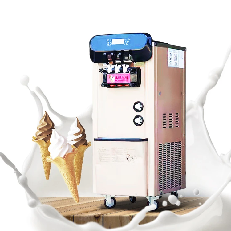 Ximaid 25L continuous freezer 3 flavor commercial mcdonalds popsicle ice cream machine maker in germany automatic