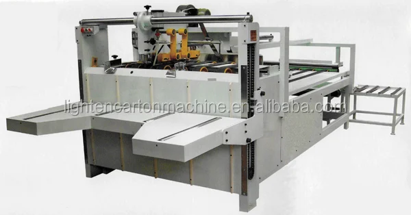one piece semi automatic carton cardboard stitching machine box