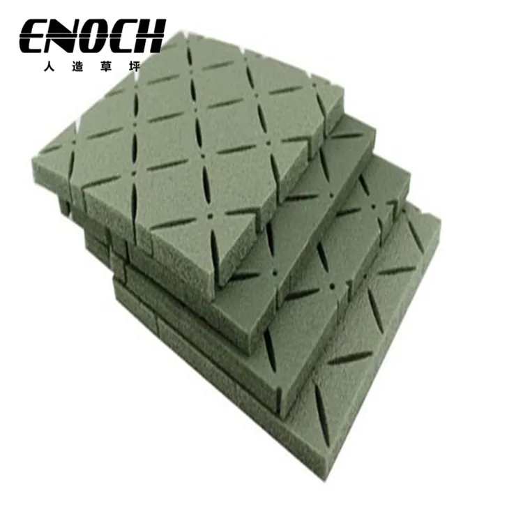 artificial grass rubber floor shock pad for artificial grass court