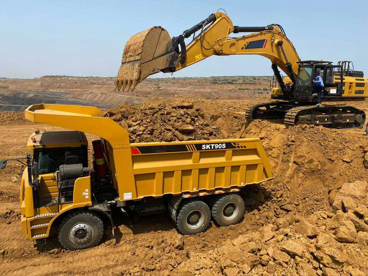 Mining Truck 90 Ton Dump Truck SKT90E Off-high Machine