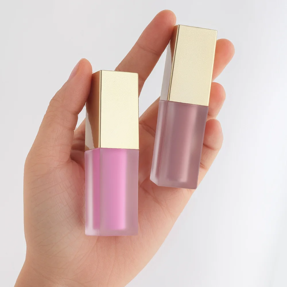Wholesale Multi-colored Lip Gloss Mirror Lip Gloss Bronzing Gold Frosted Tube Moisturizing Glossy Matte Lip Gloss