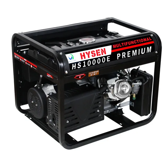 Factory wholesale 10kw alternator 220v dc 10KW 10kva Gasoline Generator single three phase stromgenerator geradores