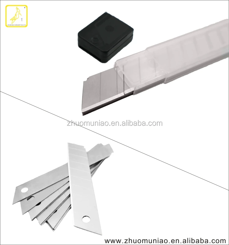 Utility Knife Snap Off Blade Replacement 18MM Quick Change Spare Blade Paper Cutting Cutter Knife Blade