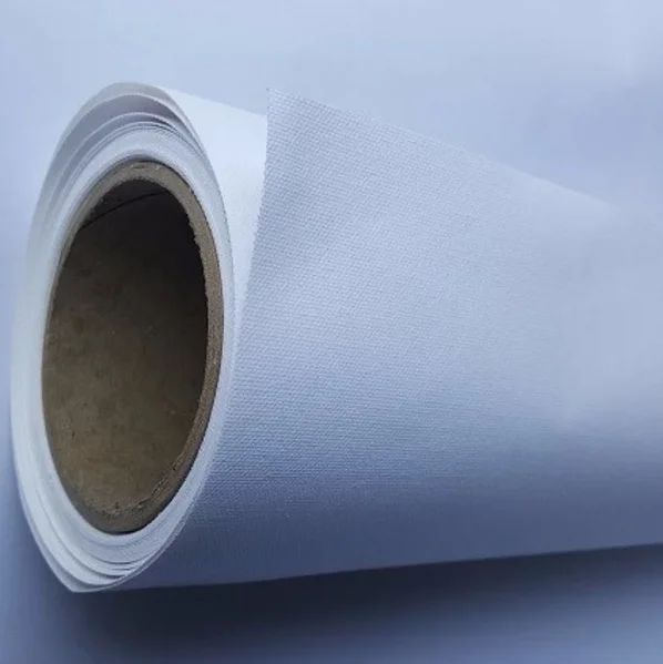 
100% polyester Eco solvent Chemical Fiber Matte Inkjet Canvas for Print 