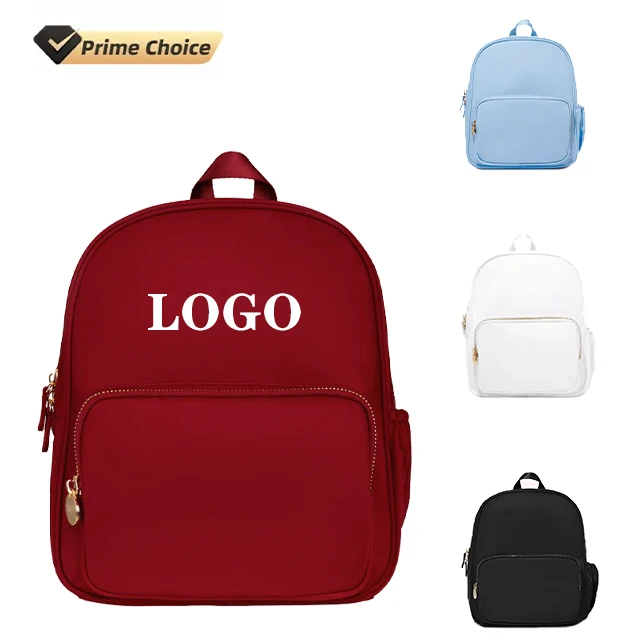 BSCI Wholesale Mini Nylon Backpack Personalized students laptop backpack unisex sport travel bag with neoprene backpack