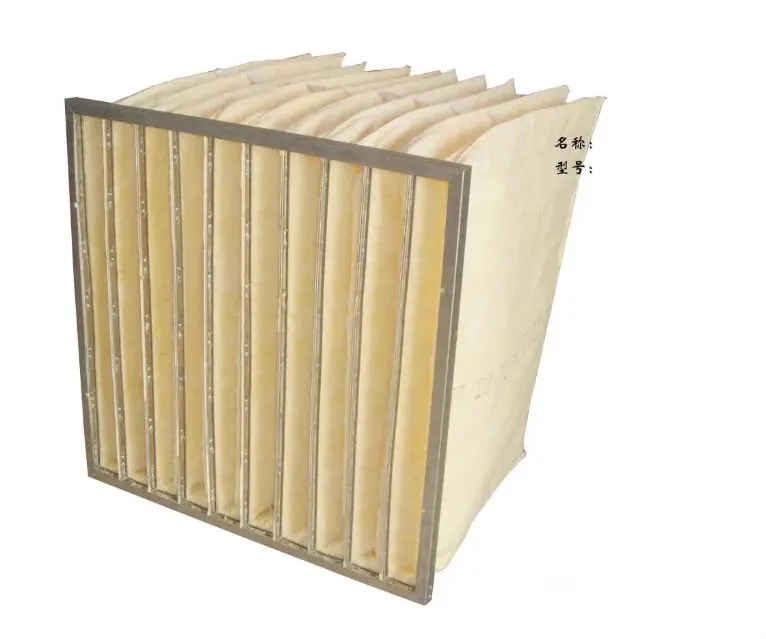 Construction HVAC filtration synthetic bag pocket air filter