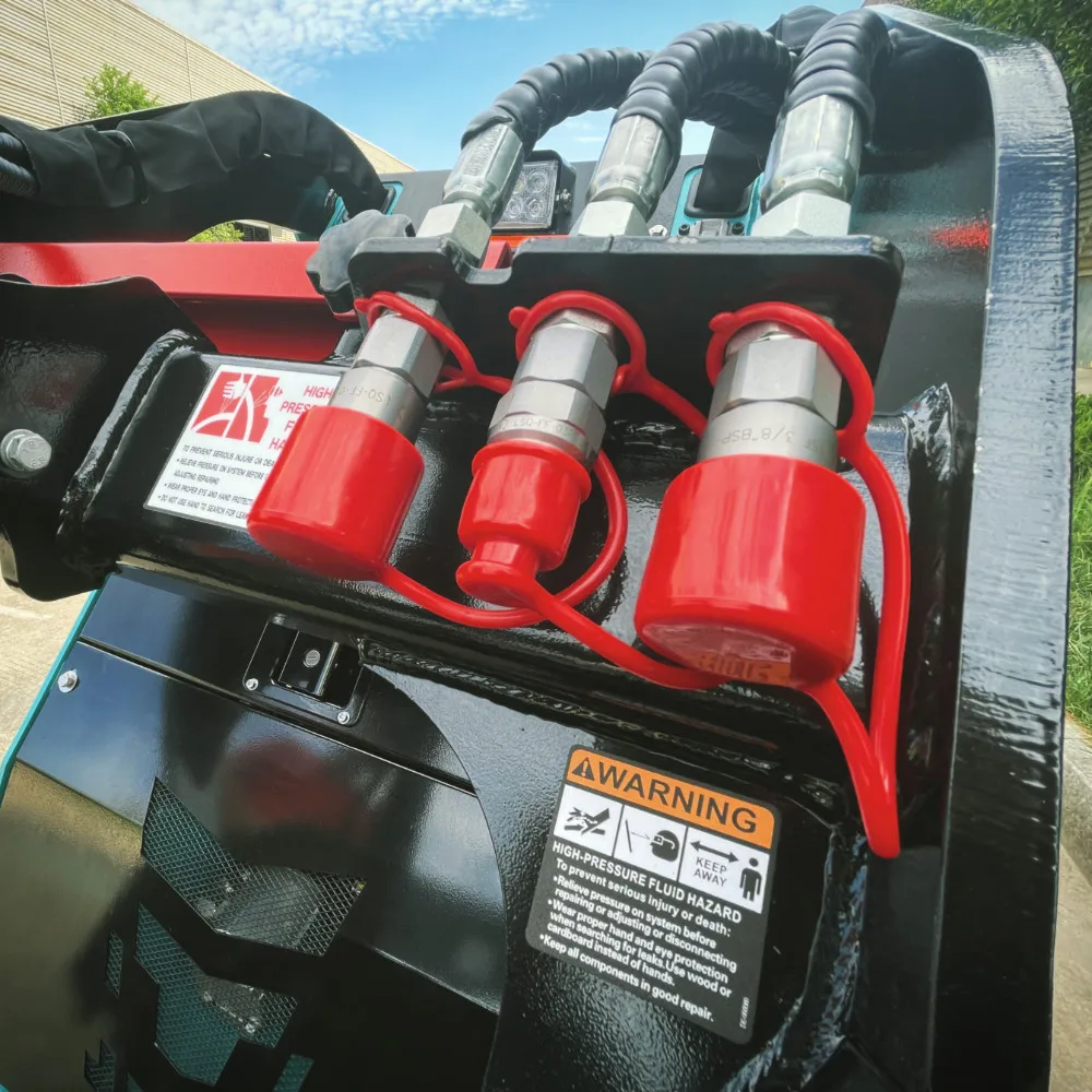 High Efficiency 25hp Tracked Mini Loader mini skid steer loader with bucket and Attachments