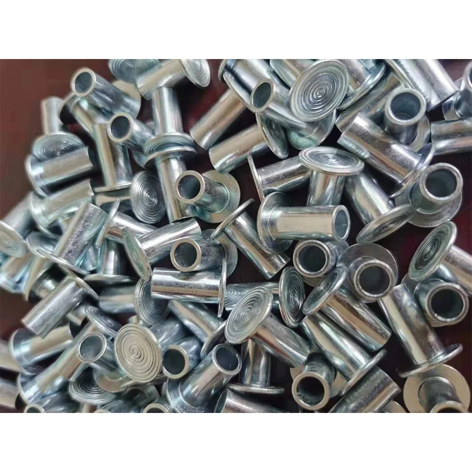 coated zinc fully tubular aluminium steel brake shoe lining rivets 6x18