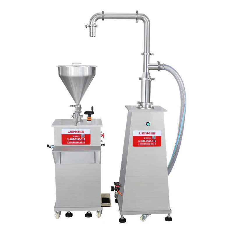 LIENM Factory Cream Filling Machine Body Cream Gel Piston Filler/Balm Jar Filling Machine