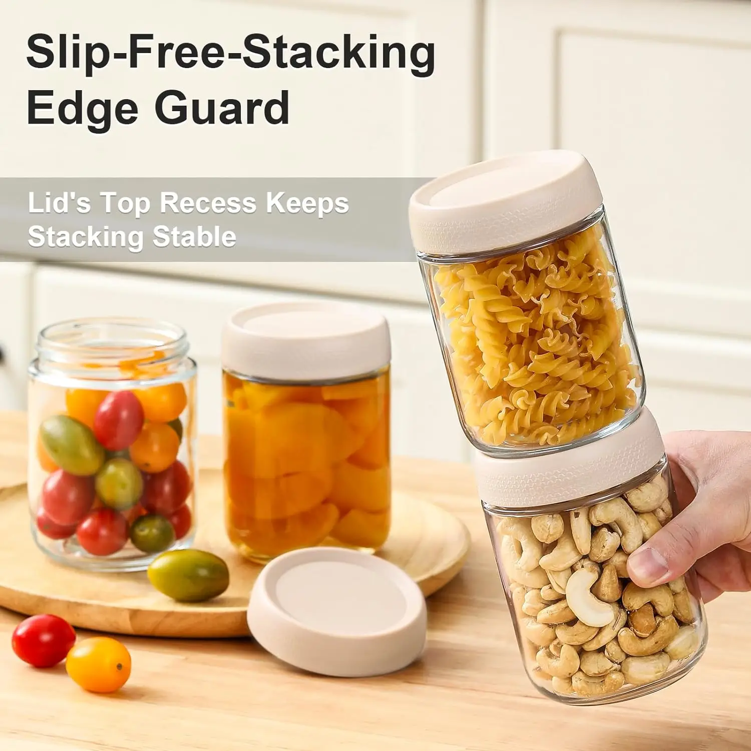 Стеклянные банки для йогурта